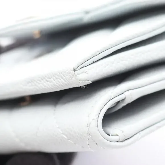 CHANEL Authentic Blue Leather Wallet - Picture 6 of 6